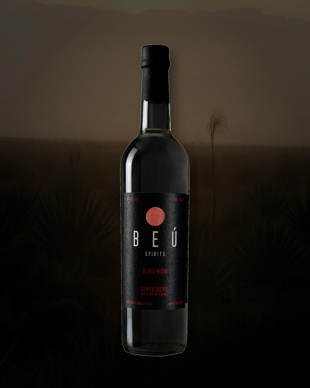 BEÚ Spirits Blood Moon bottle