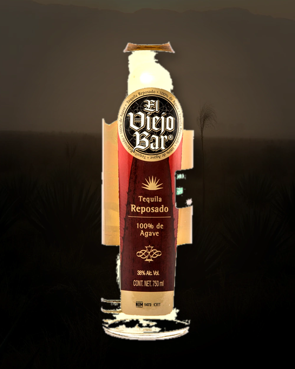 El Viejo Bar Tequila Reposado bottle