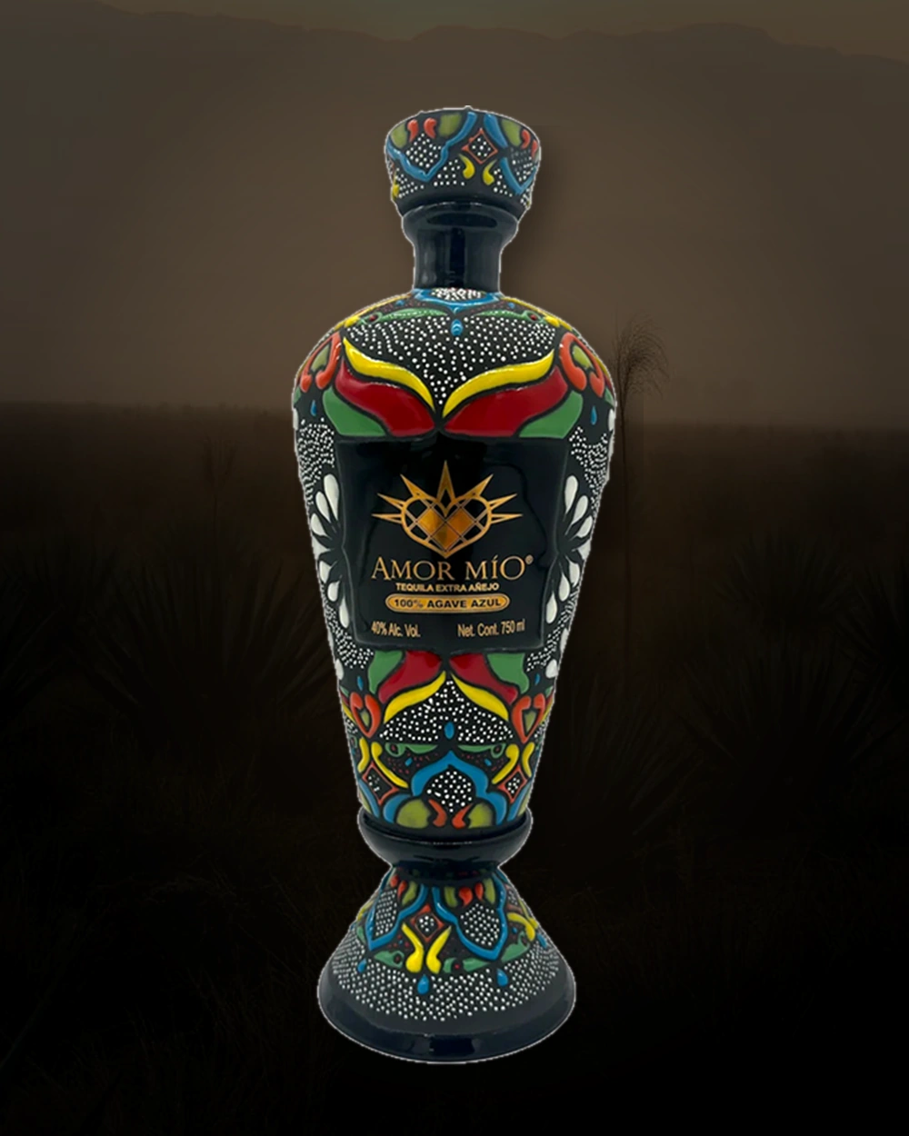 Amor Mío Extra Añejo Ceramic Bottle bottle