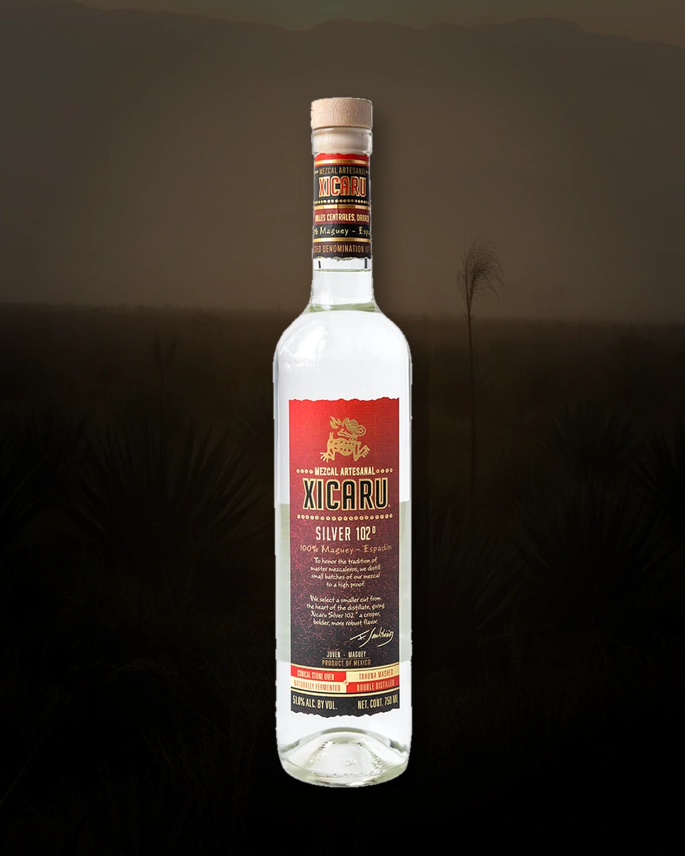 Xicaru Silver 102 bottle