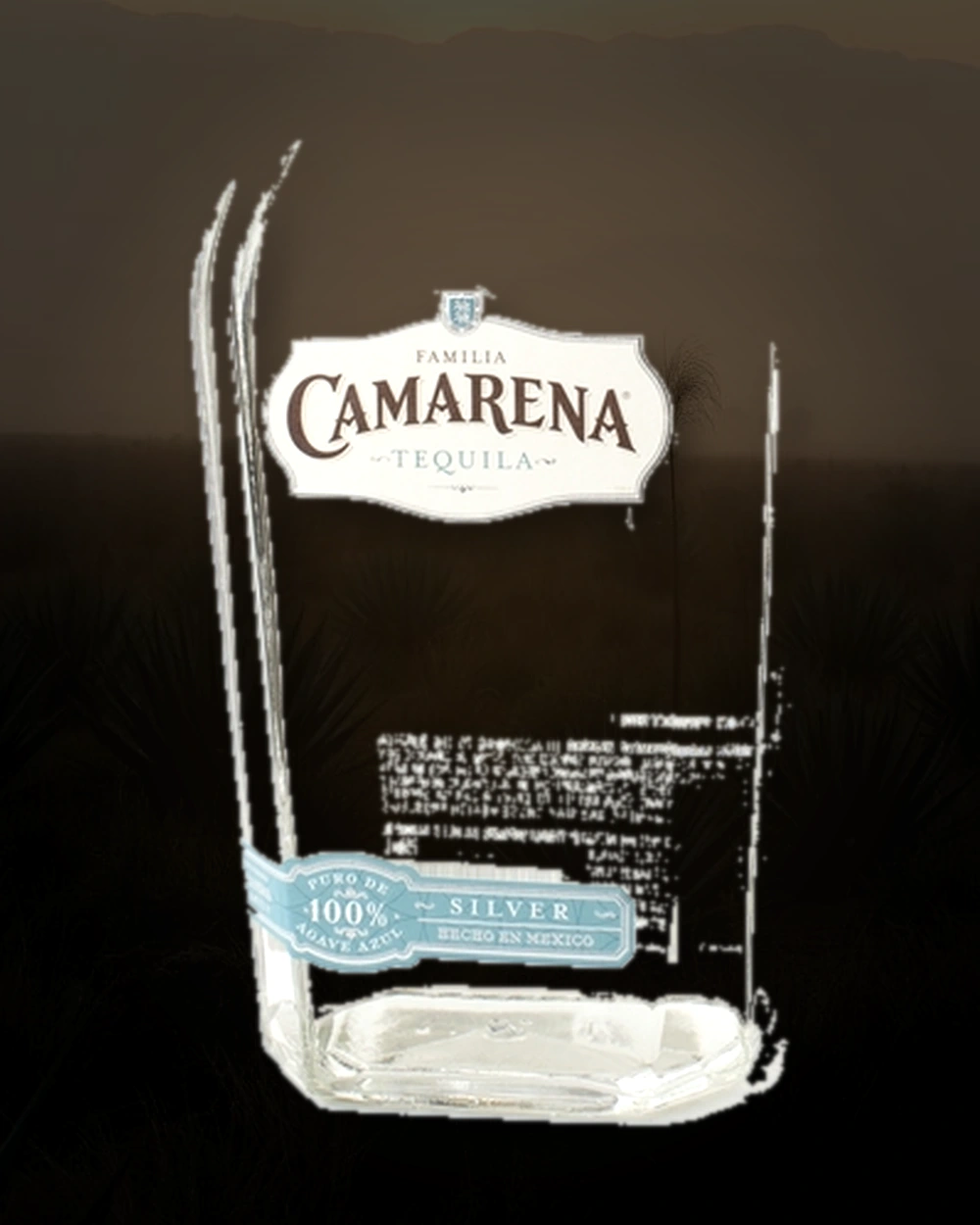Camarena Silver Tequila bottle