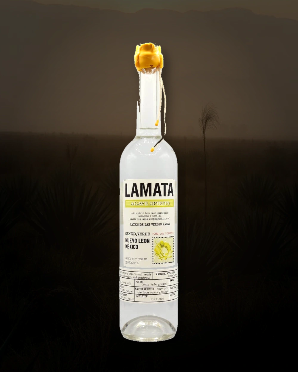 Lamata Cenizo, Verde Nuevo Leon – Familia Torres bottle