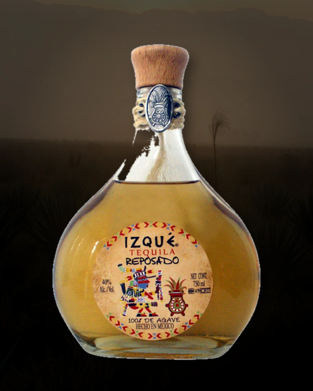 Tequila Izqué Reposado bottle