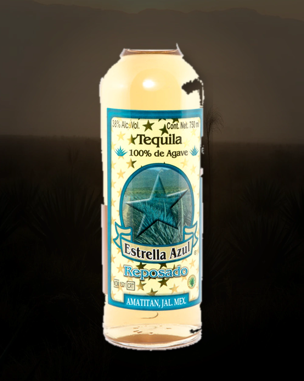 Estrella Azul Reposado bottle