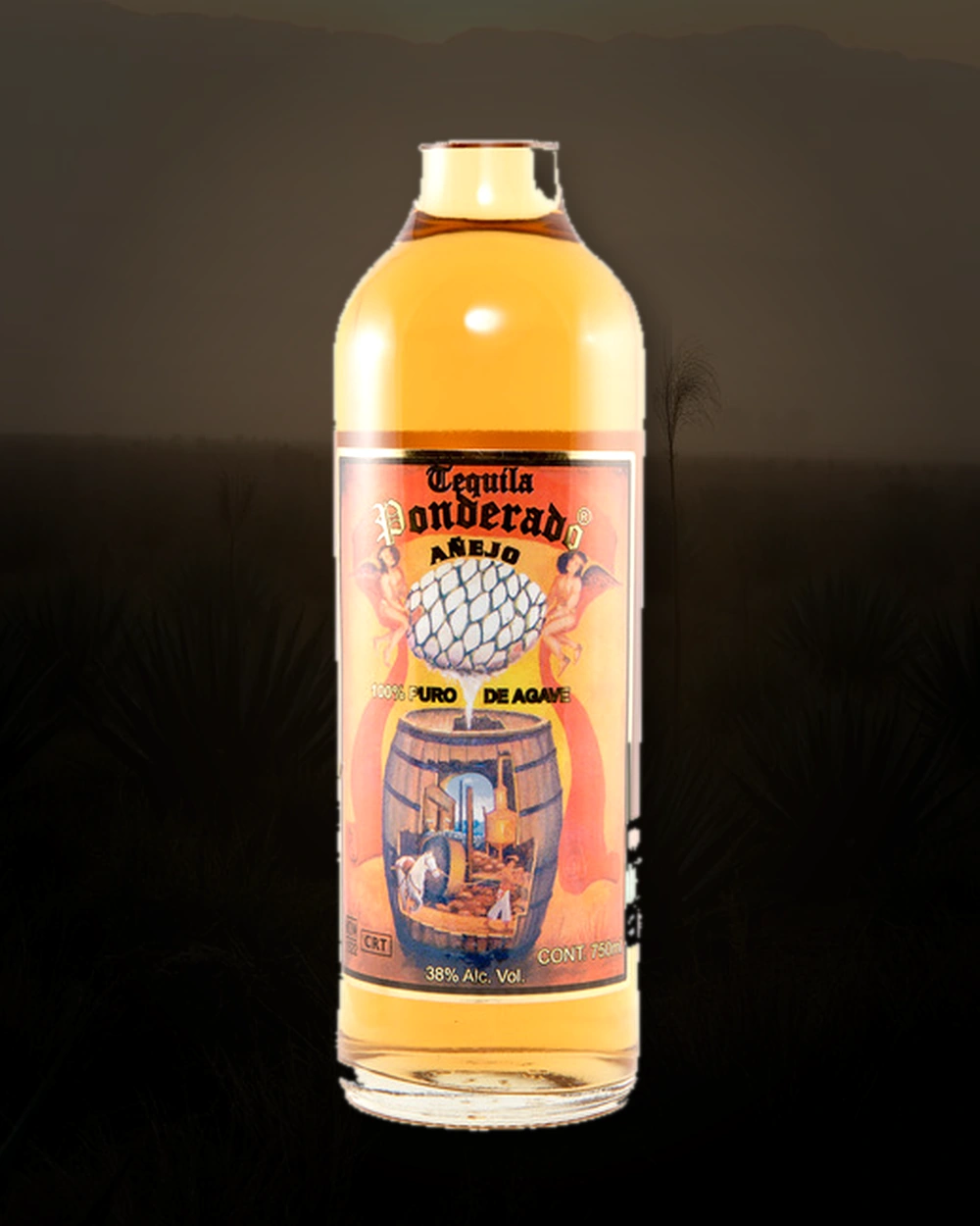 Tequila Ponderado Añejo bottle
