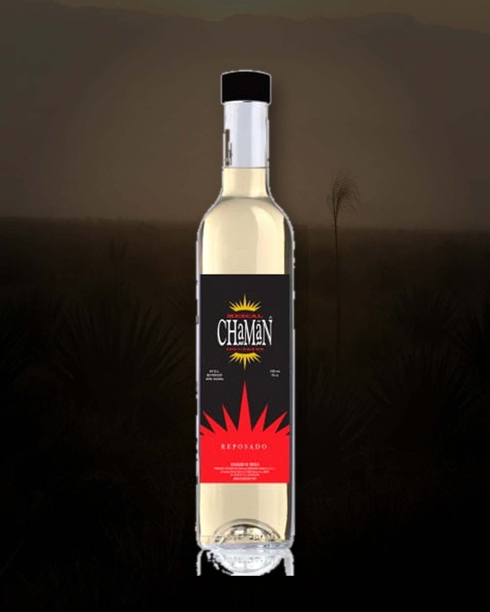 Chamán Reposado bottle