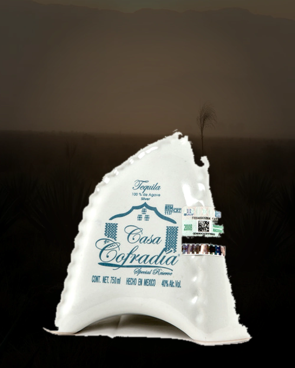 Casa Cofradia Silver bottle