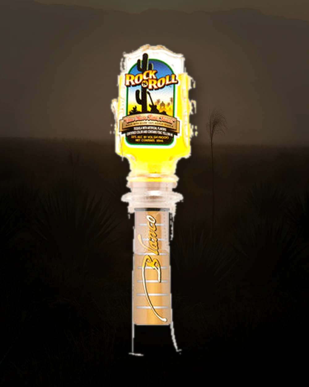 Rock 'N Roll Blanco Tequila bottle