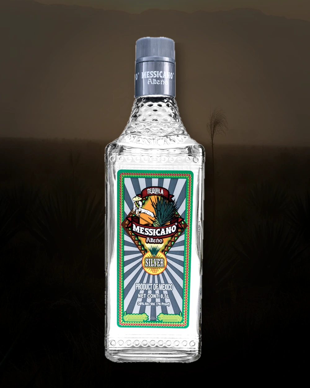 Messicano Alteño Silver bottle