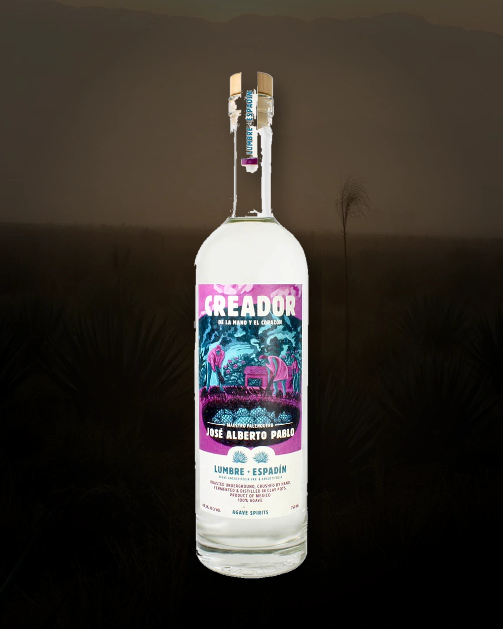Creador Lumbre + Espadin bottle