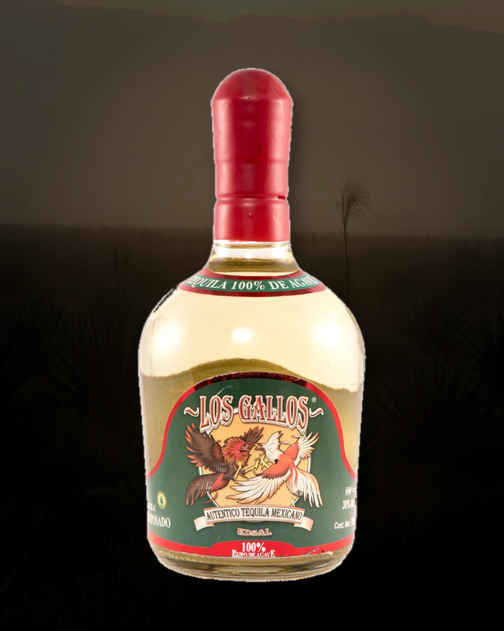 Los Gallos Reposado bottle