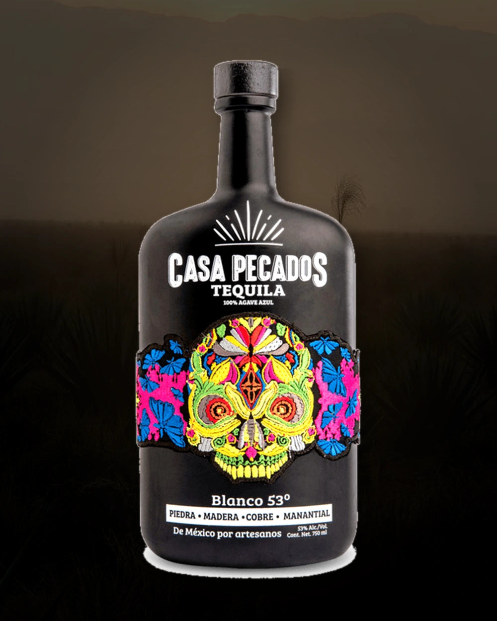 Casa Pecados Tequila Blanco 53º bottle