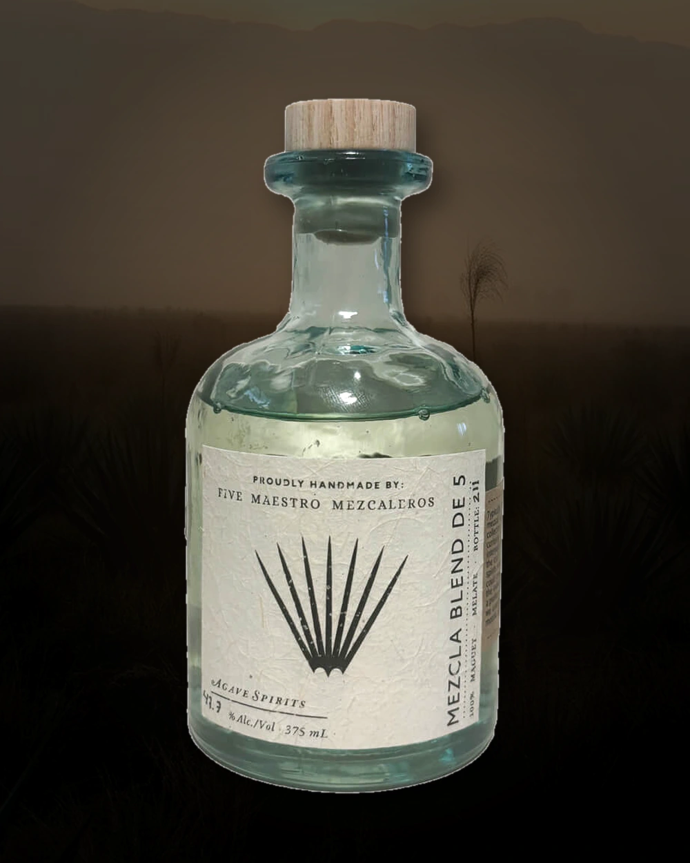 Maguey Melate Mezcla Blend de 5 bottle