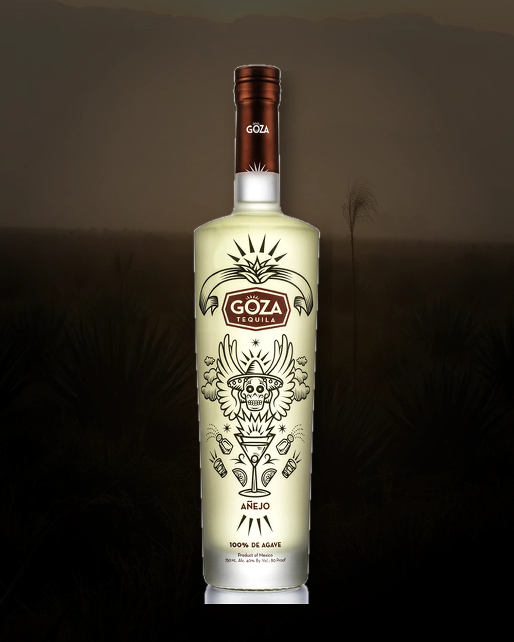 Goza Tequila Añejo bottle