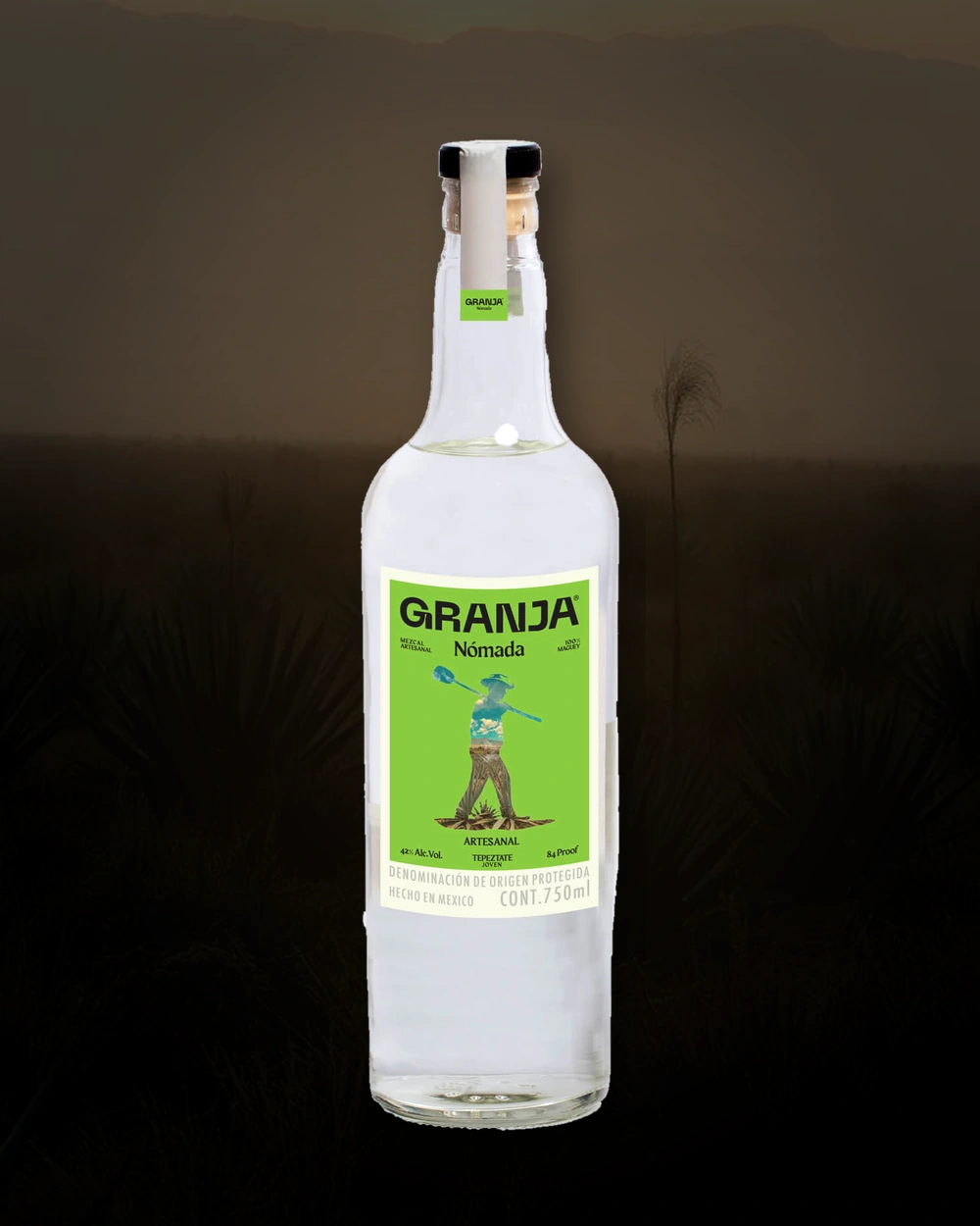 Granja Nómada Tepeztate bottle