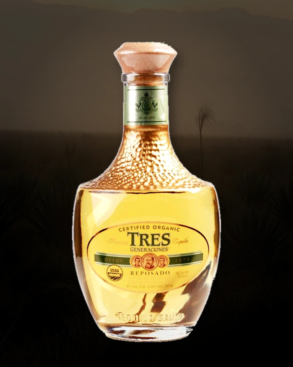 Sauza Tres Generaciones Certified Organic Reposado bottle