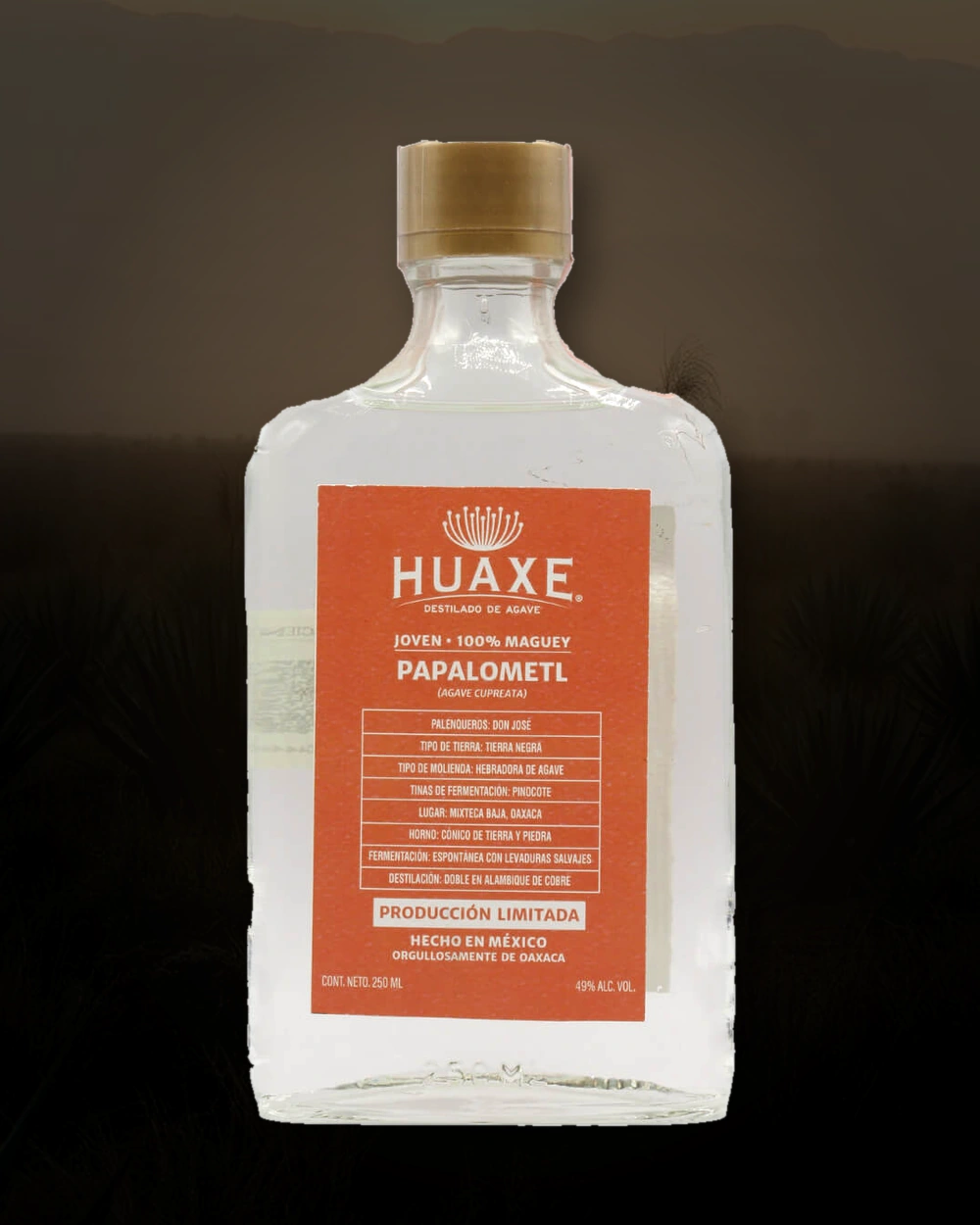 Huaxe Papalometl bottle