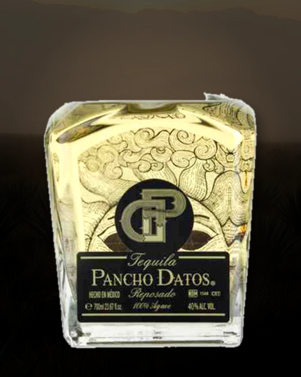 Pancho Datos Tequila Reposado bottle