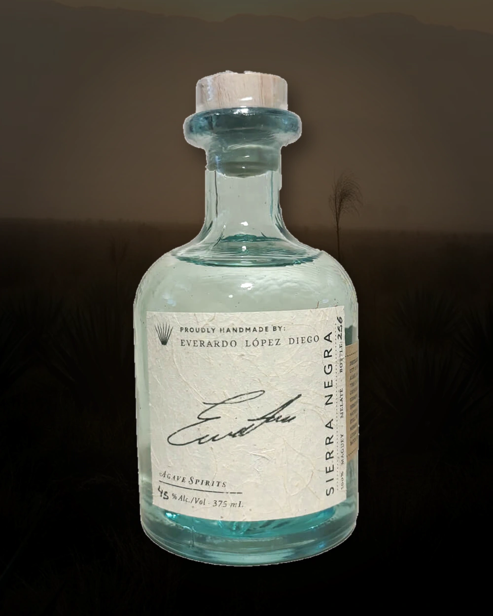Maguey Melate Sierra Negra – Everardo López Diego bottle