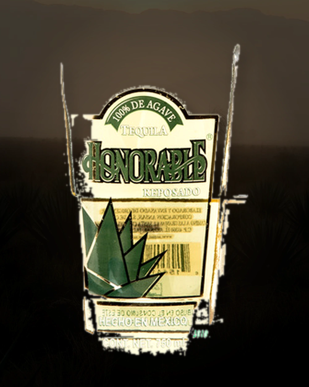 Honorable Reposado bottle