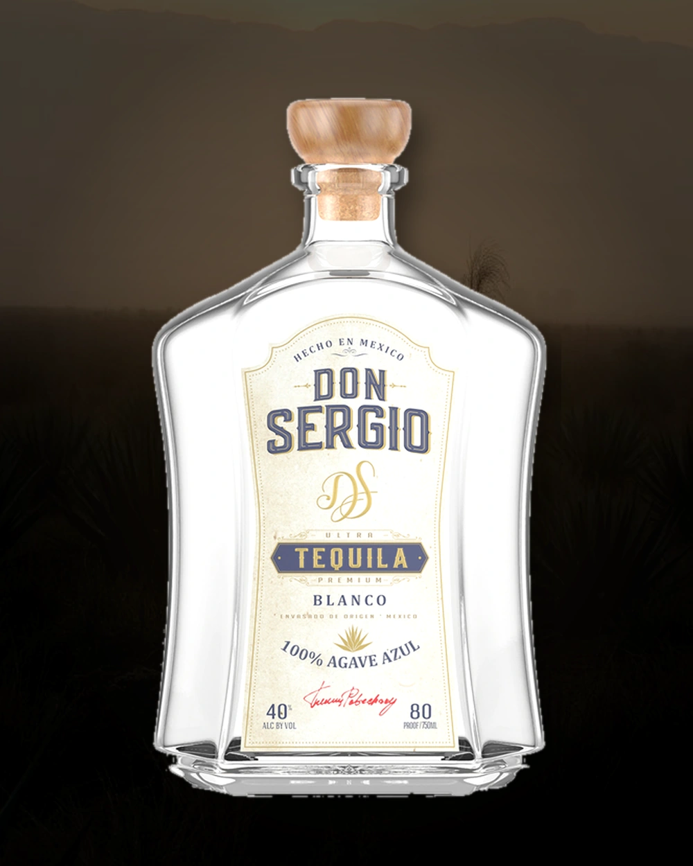 Don Sergio Tequila Blanco bottle