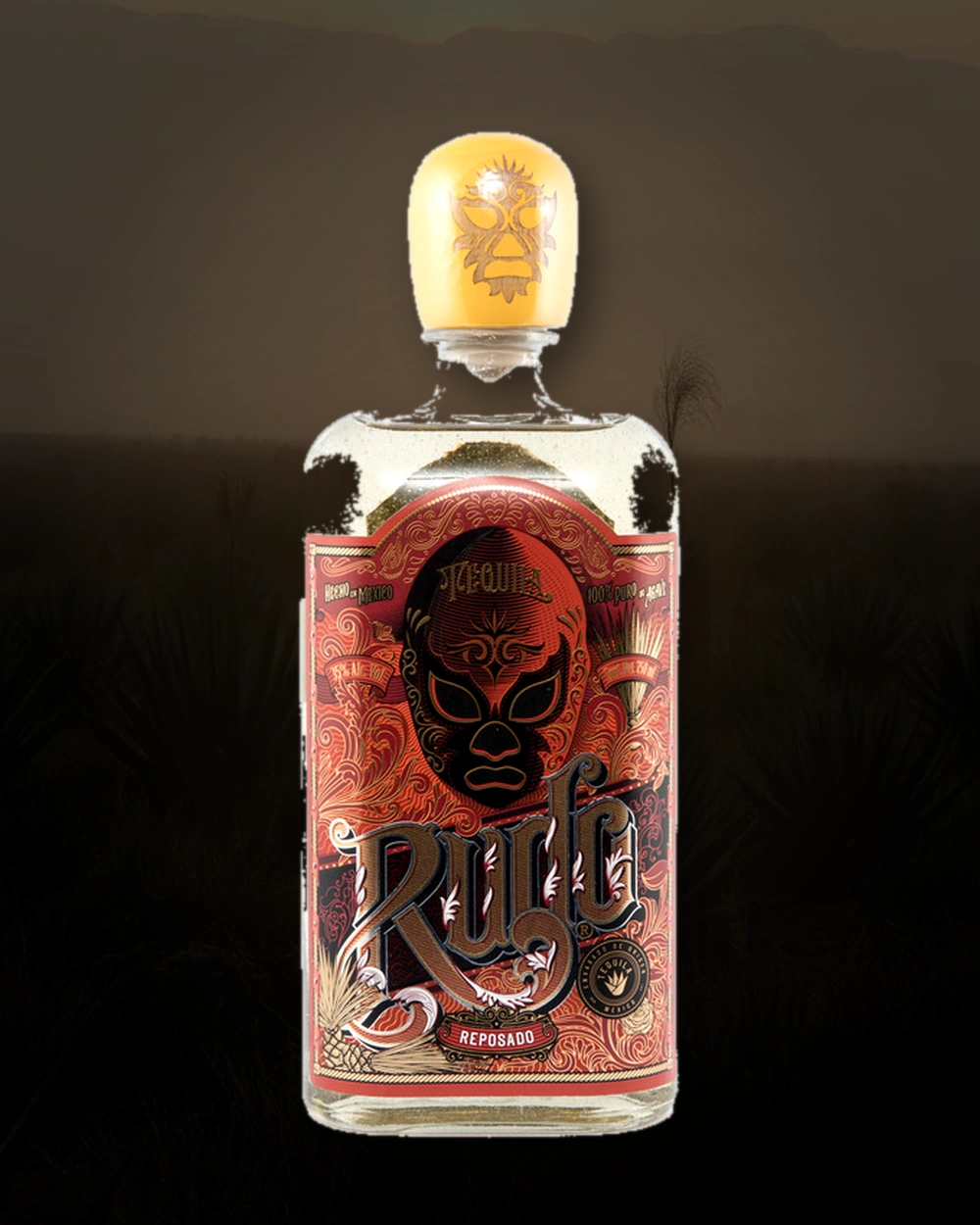 Rudo Reposado bottle
