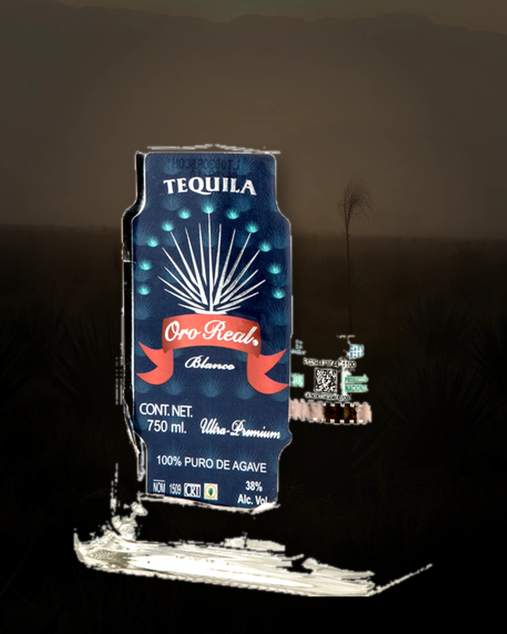 Oro Real Blanco bottle