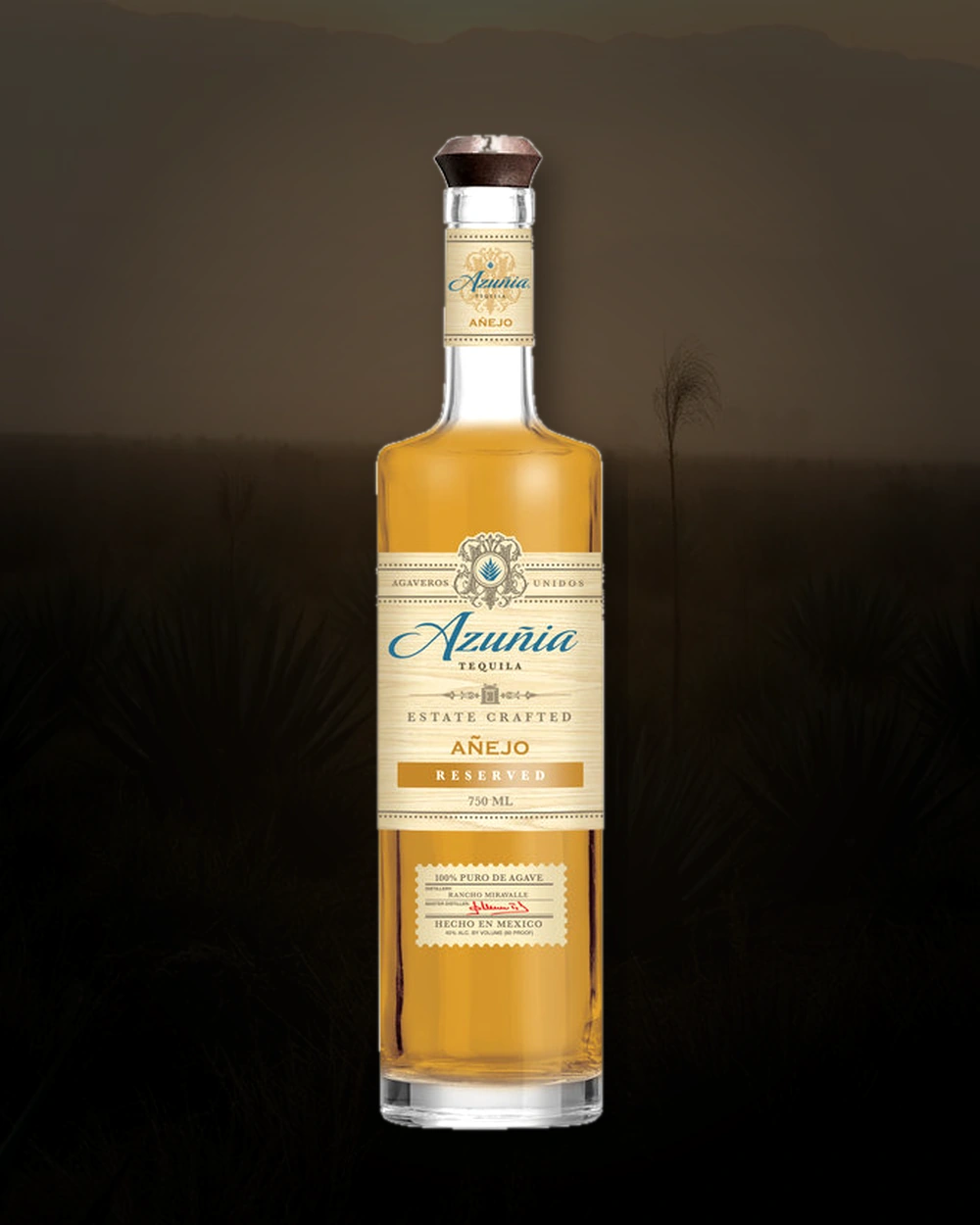 Azuñia Añejo bottle