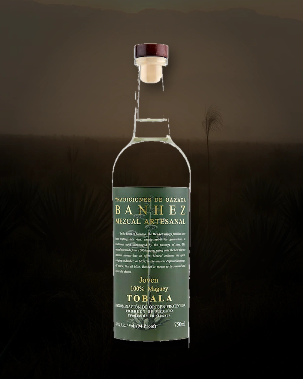 Banhez Tobala bottle