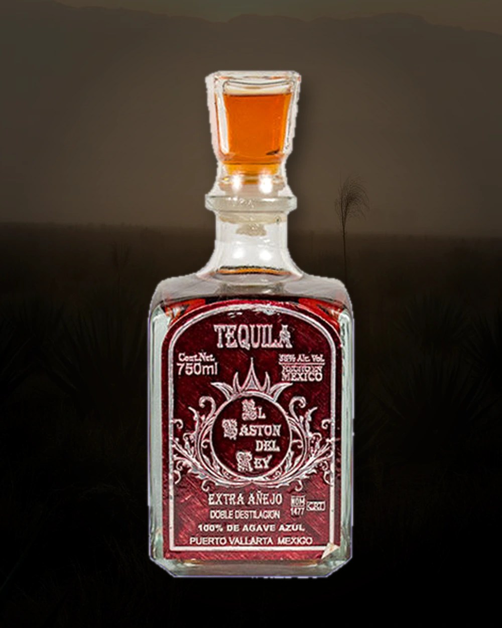 El Baston del Rey Extra Añejo bottle