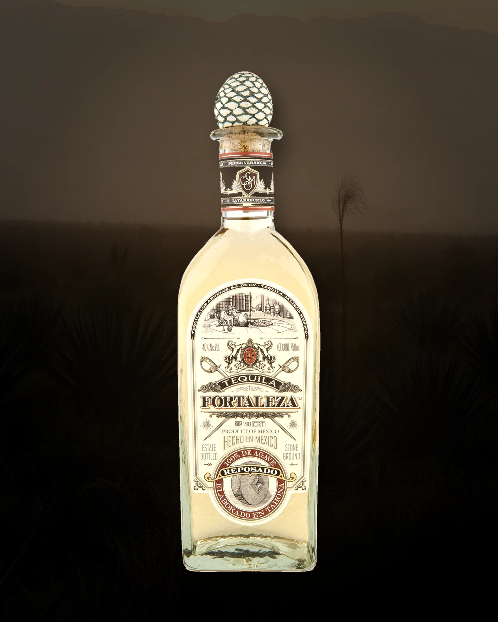 Fortaleza Reposado bottle