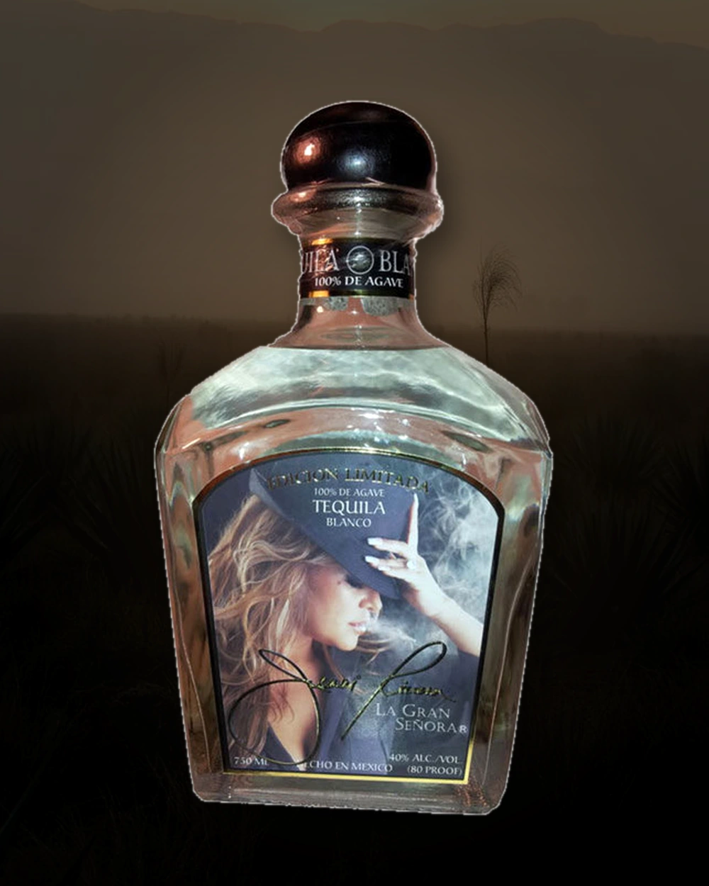 Jenni Rivera La Gran Señora Blanco Tequila bottle