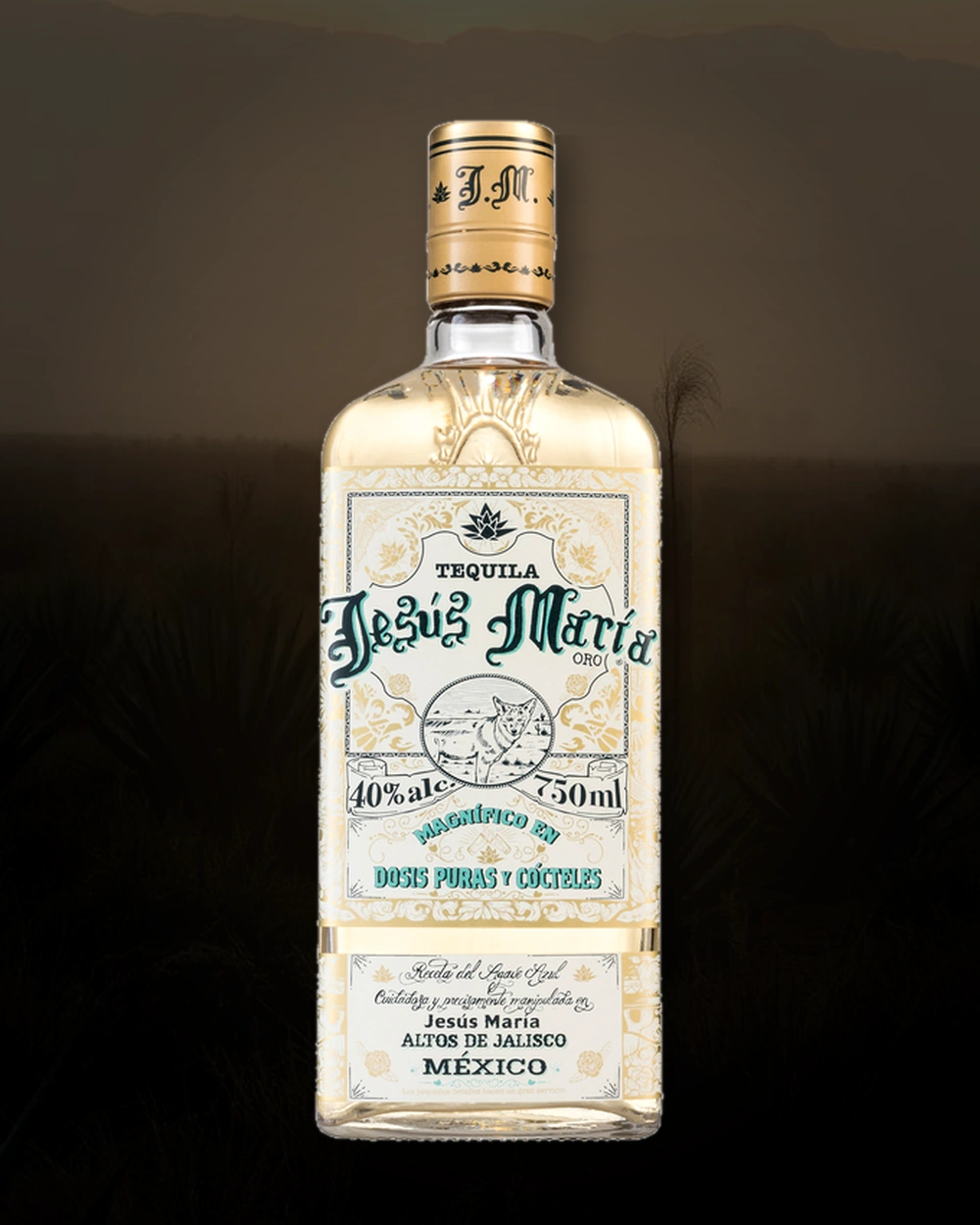 J.M. Tequila Reposado bottle