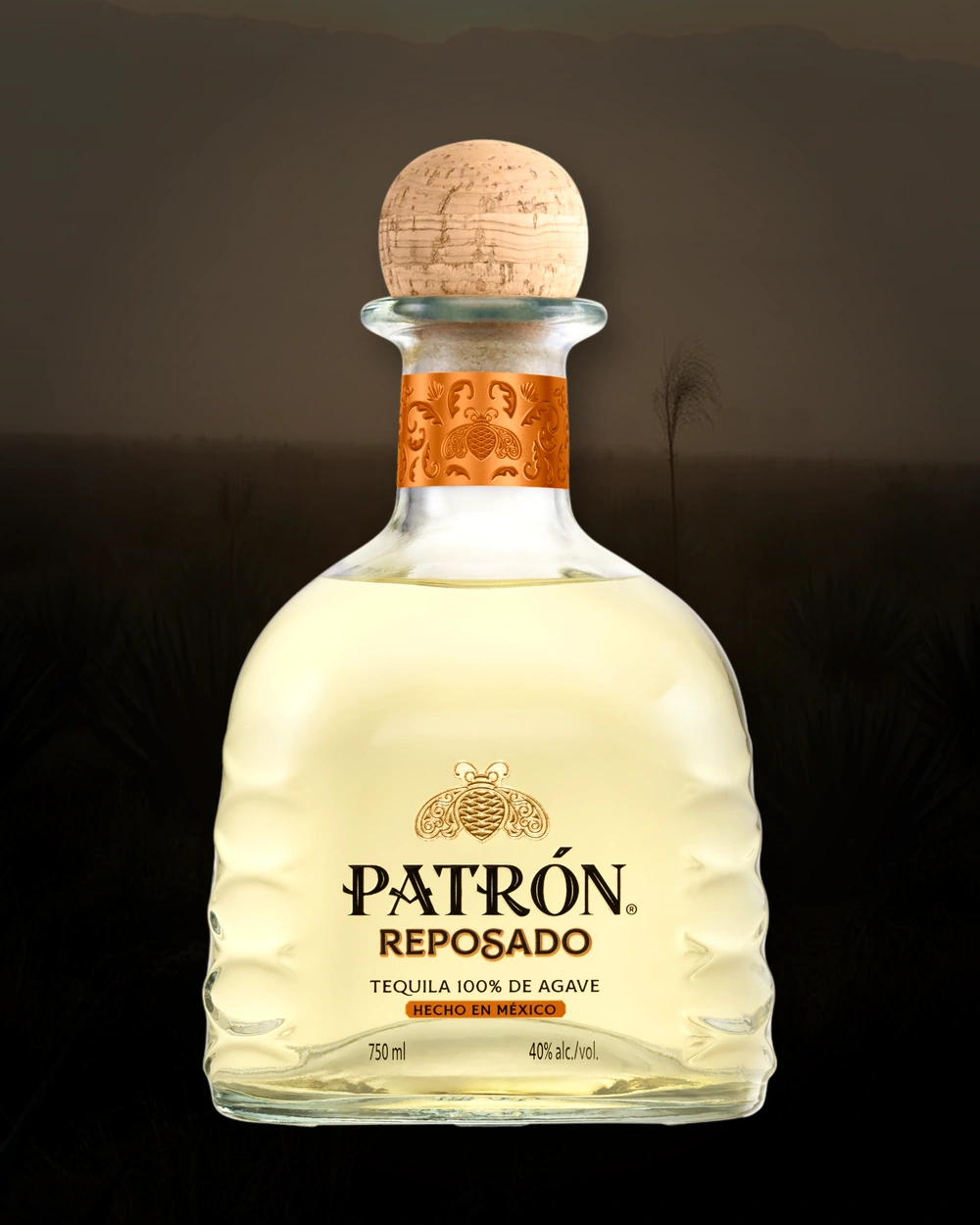PATRÓN Reposado bottle