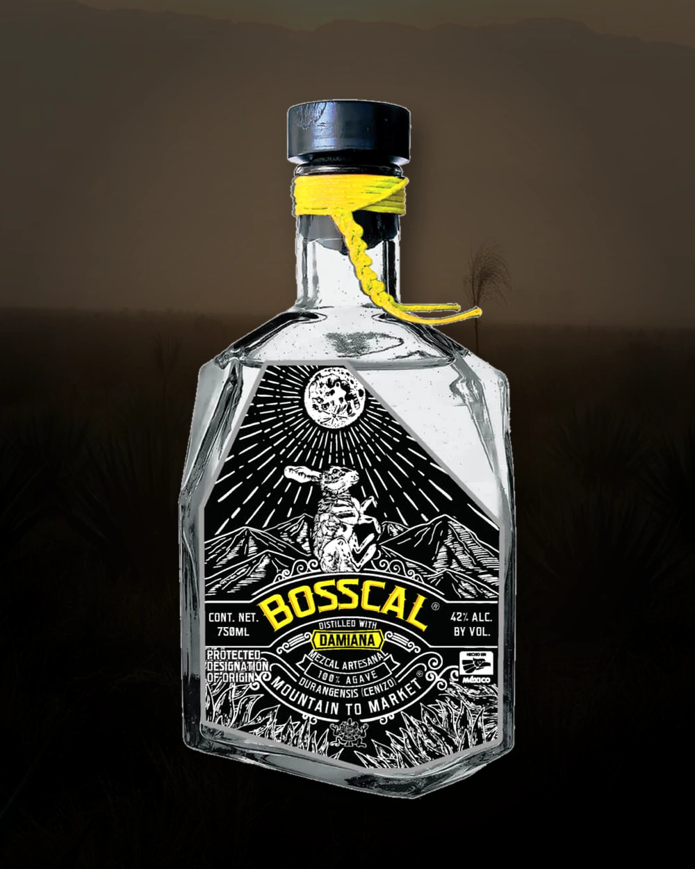 Bosscal Damiana bottle