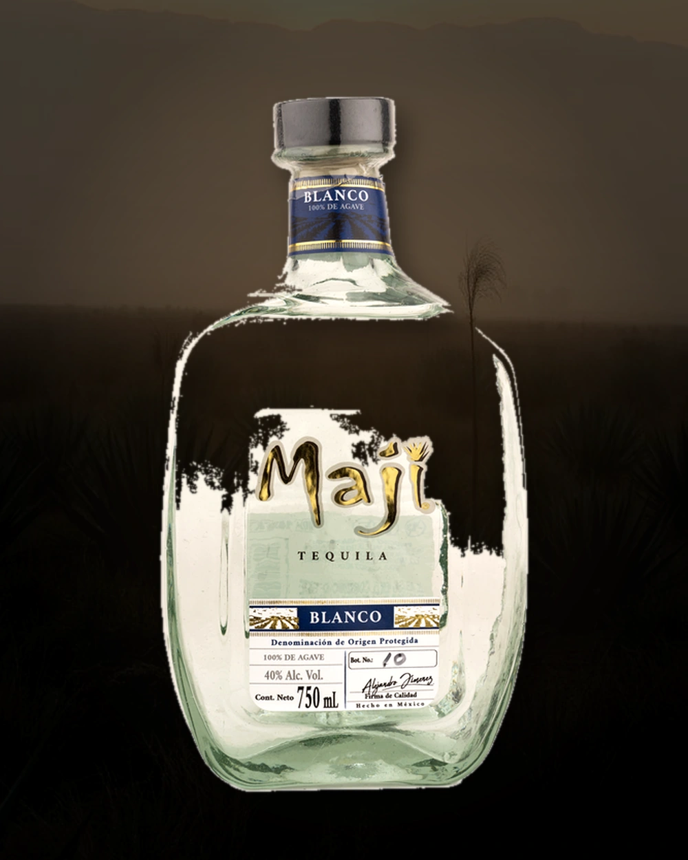 Tequila Maji Blanco bottle