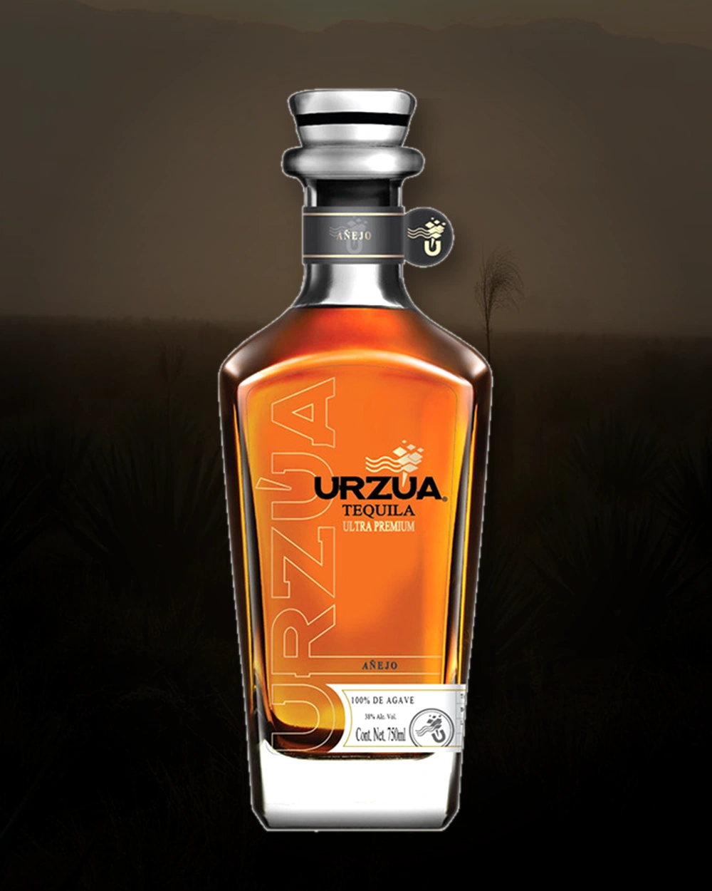 Urzua Tequila Añejo bottle