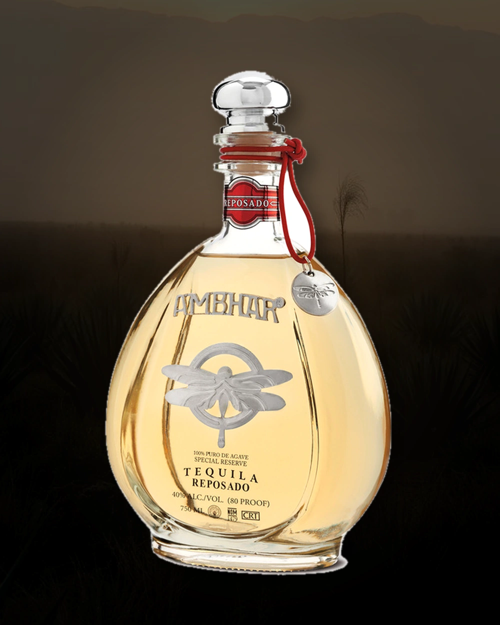 Ambhar Reposado bottle