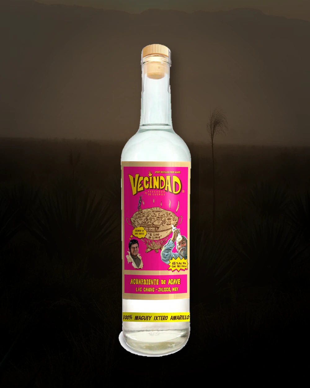 Vecindad Ixtero Amarillo – Abel Benitez bottle