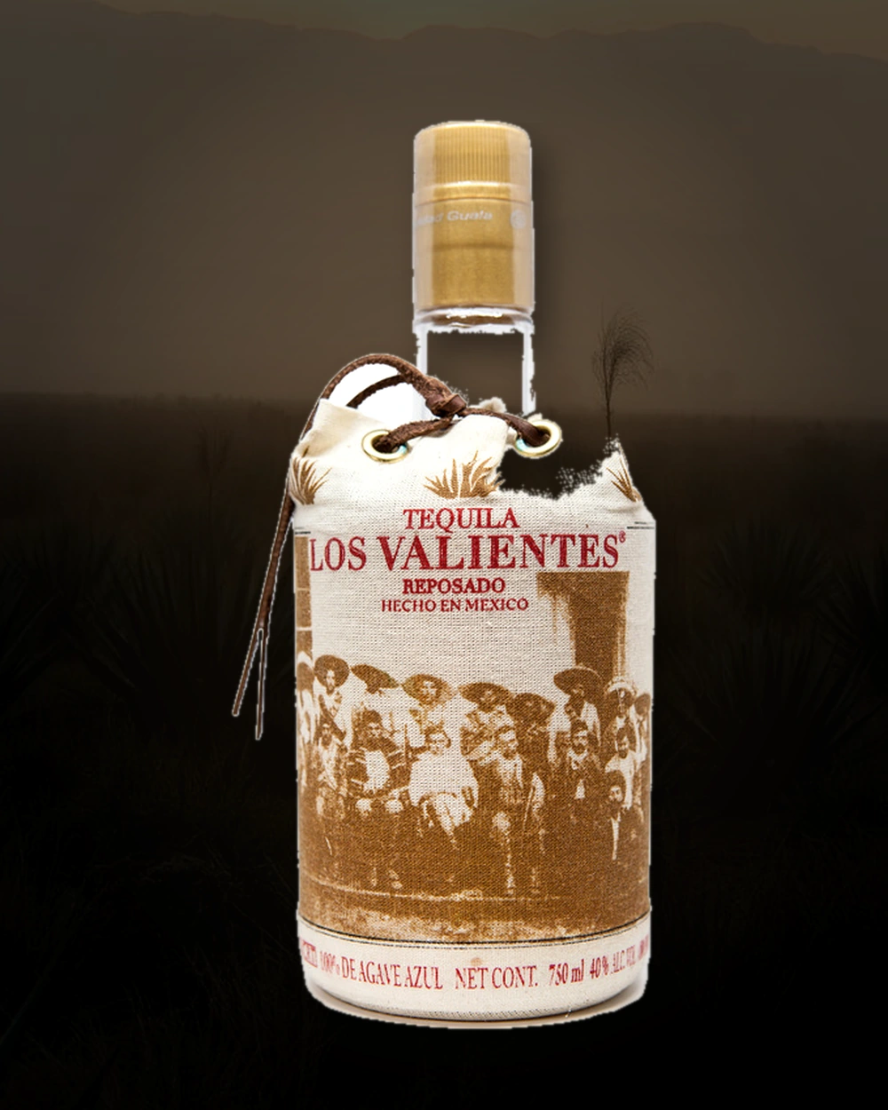 Los Valientes Tequila Reposado bottle