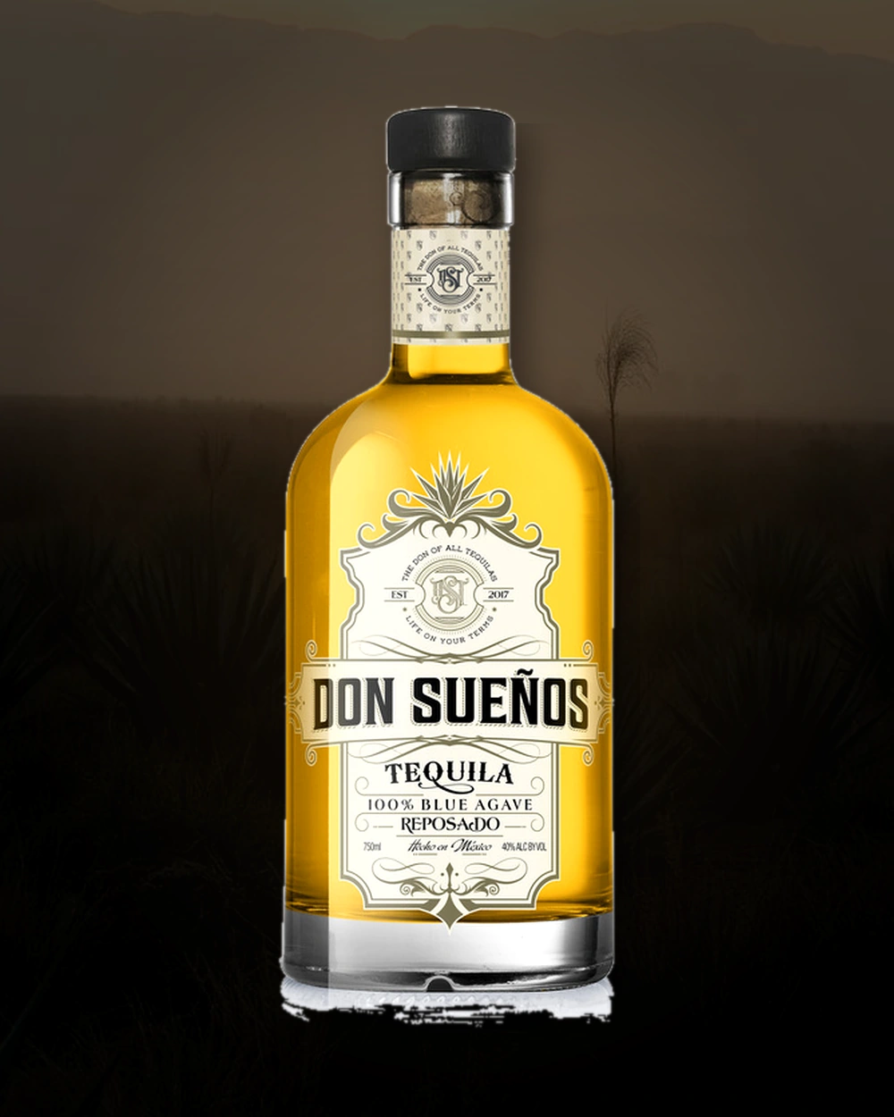 Don Sueños Tequila Reposado bottle