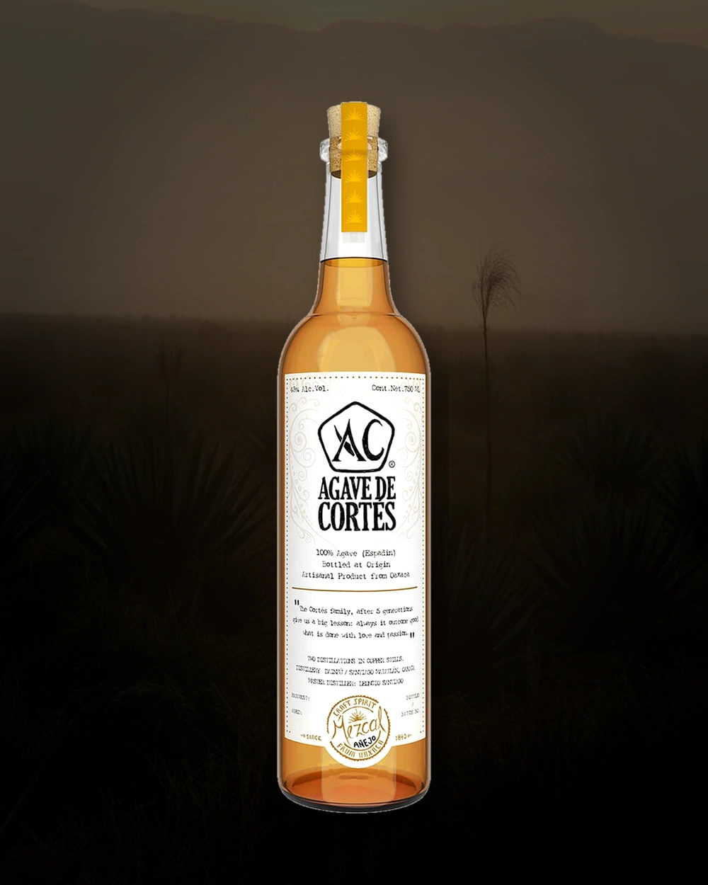 Agave de Cortes Anejo bottle