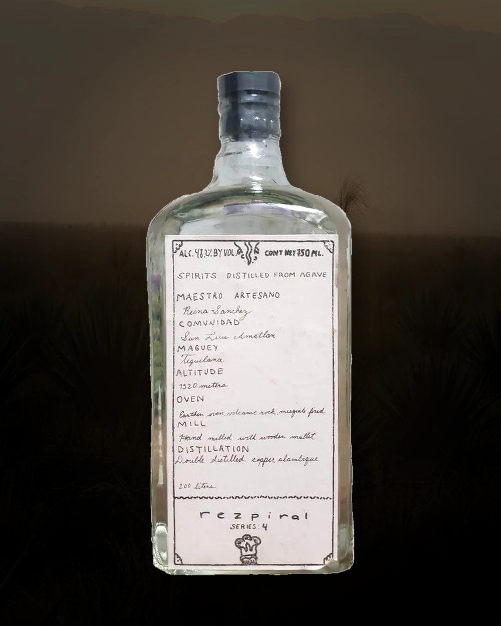 Rezpiral Tequilana – Reina Sanchez bottle