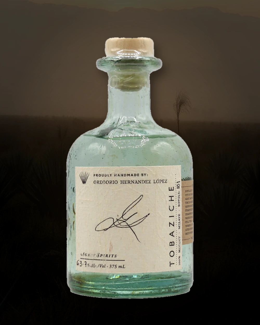 Maguey Melate Tobaziche – Gregorio Hernandez bottle