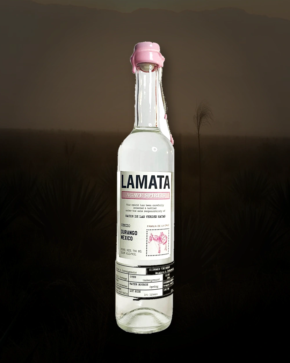 Lamata Cenizo Durango bottle