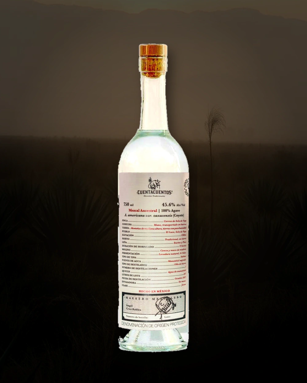 Cuentacuentos Mexicano – Laurentino Santos bottle
