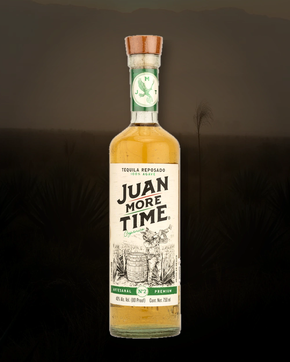 Juan More Time Reposado bottle