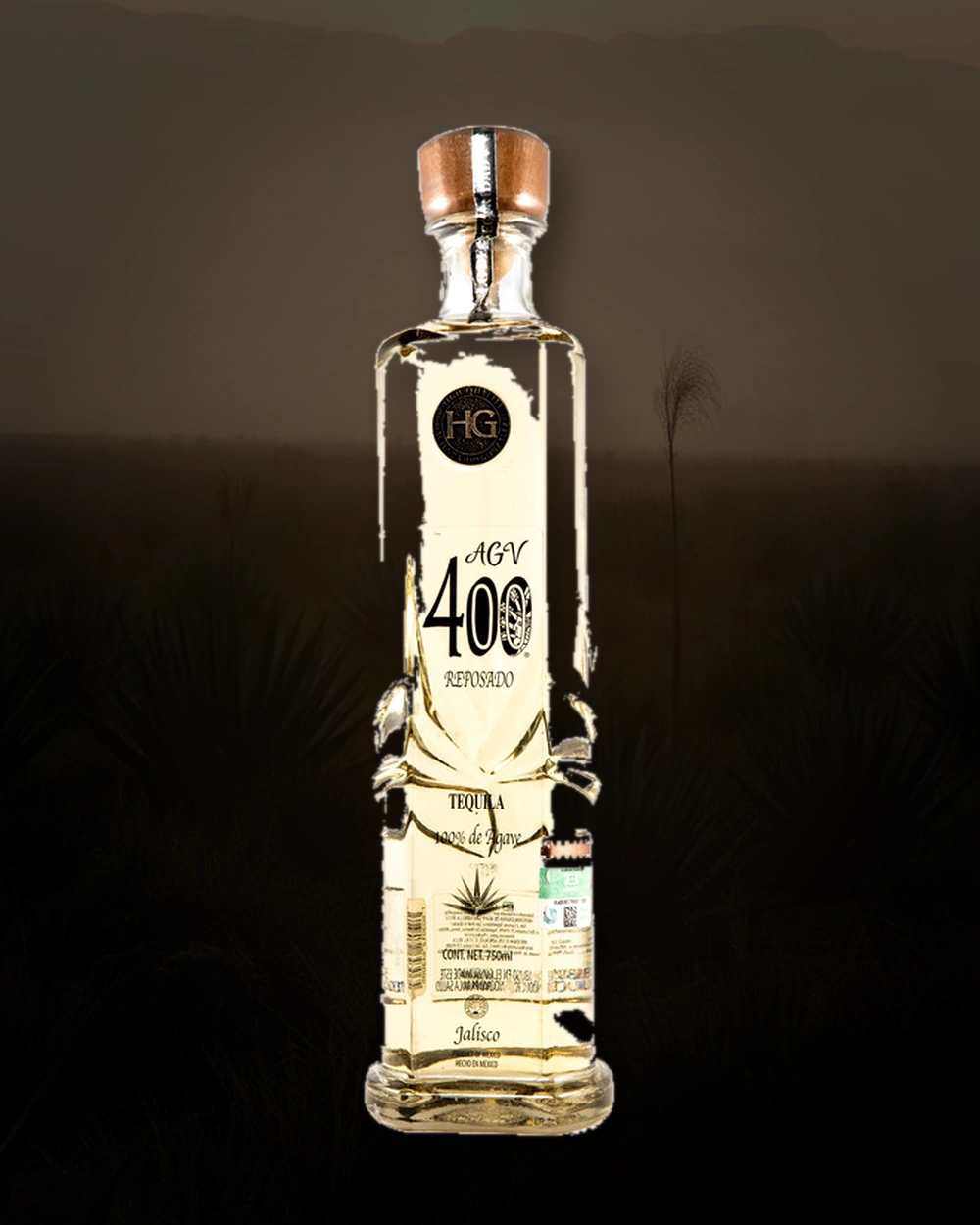 Agv 400 Reposado bottle