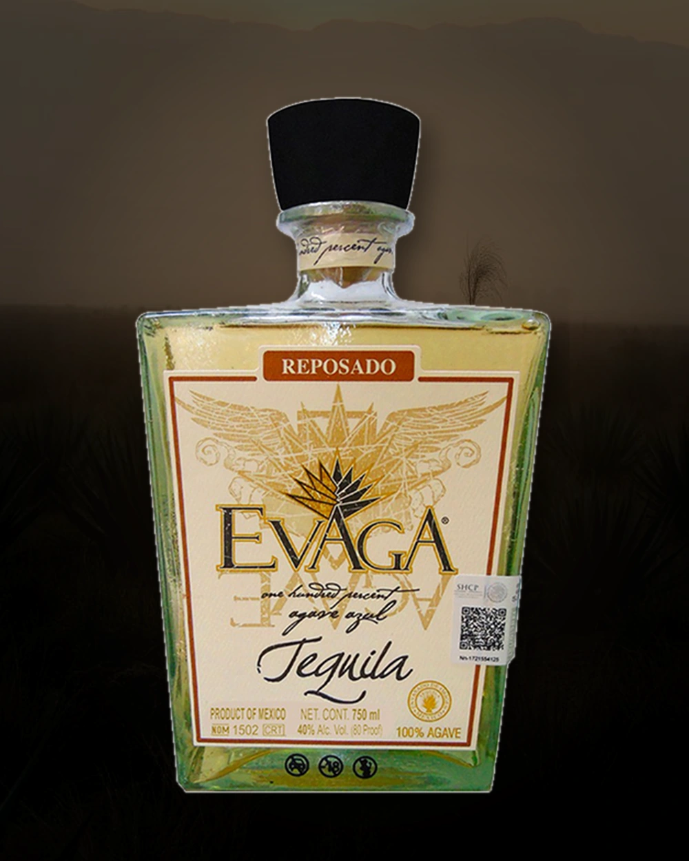 Evaga Reposado bottle