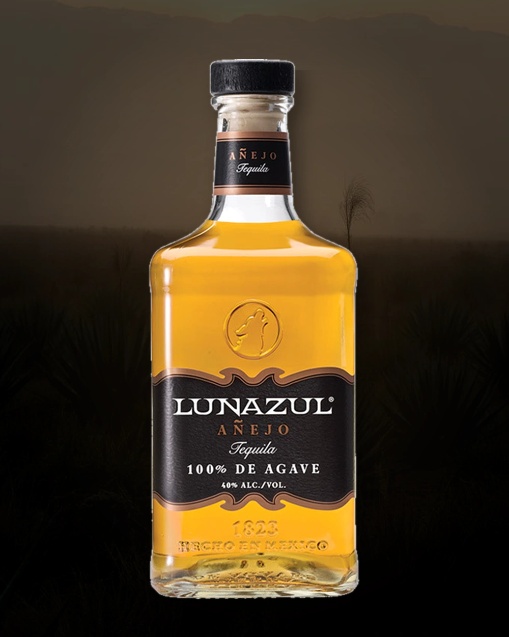 Lunazul Añejo bottle